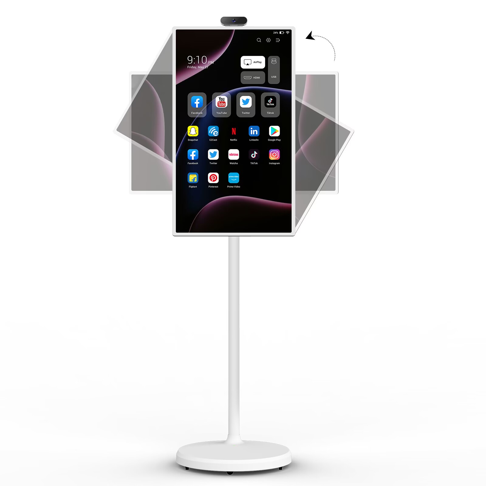 movable smart tv