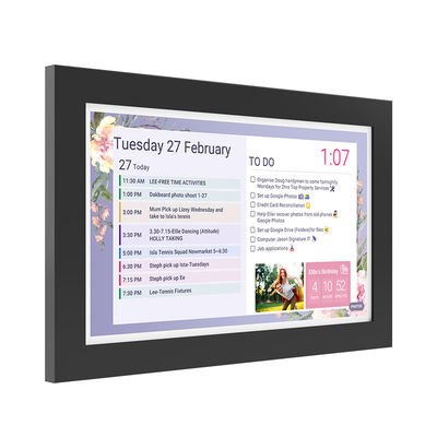 Ultra-Slim Touch Screen Tablet Smart Home Timing Tablet WiFi 6 With Mu-MIMO For Calendar Schedule Display