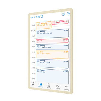 Uitra-narrow Frame Digital Family Wall Calendar , Online Monthly Digital Family Planner