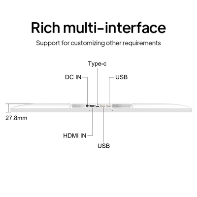 OEM/ODM Customize RK3588S2/RK3588 Android  13 24 Inch Floor Standing Digital Signage Screens Kitchen Display System Restaurant