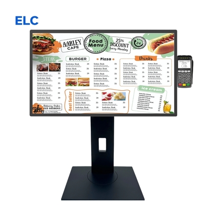 Led Menu Counter Display Restaurant Ordering System Cash Register Pos Cashier Machine Billing Machine Interactive Screen