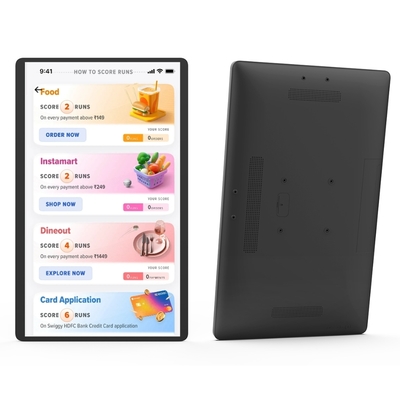 Led Menu Counter Display Restaurant Ordering System Cash Register Pos Cashier Machine Billing Machine Interactive Screen