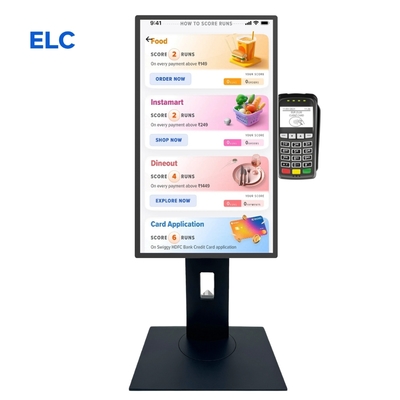 Led Menu Counter Display Restaurant Ordering System Cash Register Pos Cashier Machine Billing Machine Interactive Screen