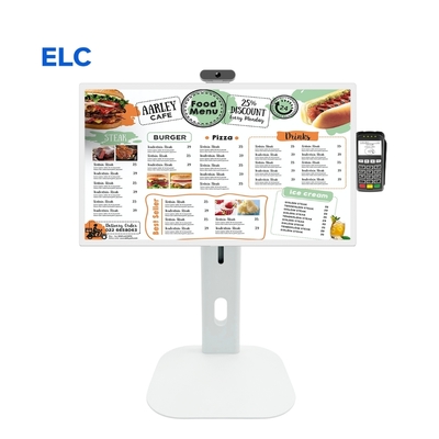 Touch Screen Restaurant Pos System Kiosk 24 Inch Desktop Tablet Portable Monitor Screen Smart Android 13 TV Display Tablette PC