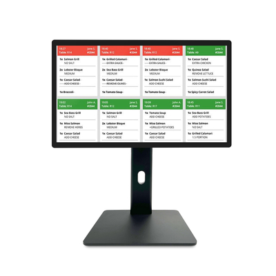 21 Inch Desktop Tablet Kitchen Display Screen Smart Android 11 TV Display Tablette PC Touch Screen Restaurant Pos System Kiosk