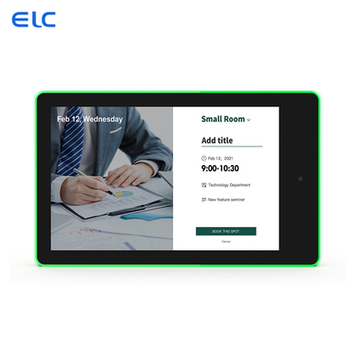 10.1 Inch Android Meeting Room Tablet with POE and LED Light Bar