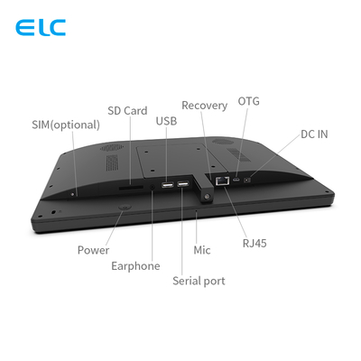 13.3 Inch Android Meeting Room Tablet with POE and LED Light Bar