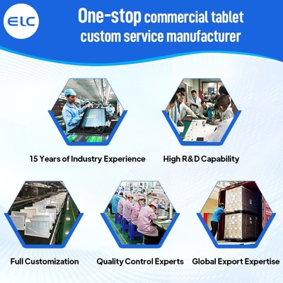 10 Inch Wall Mount Android Meeting Tablet with LED Light Bar