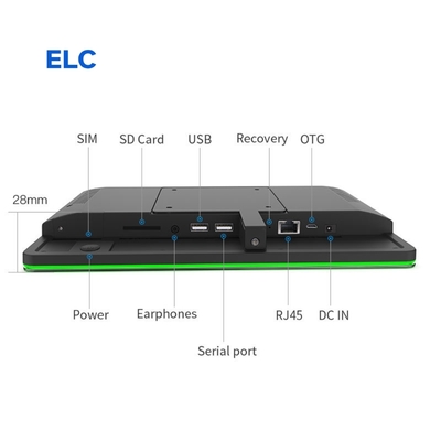 10.1 Inch Android Meeting Room Tablet with POE and LED Light Bar