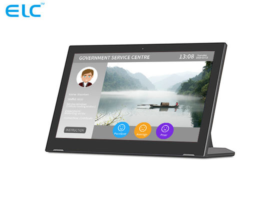 15.6'' L Shape Desktop Interactive Digital Signage for Reception or conference control