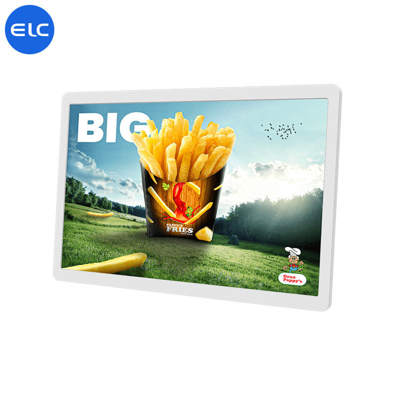 16 Inch Wall Mount Digital Signage Narrow Bezel Android 12 elegant slim advertising display