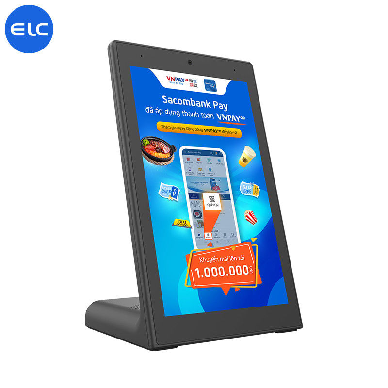 Desktop Tablets Digital 10 Inch High Definition IPS Touch Screen Digital Signage Withstand
