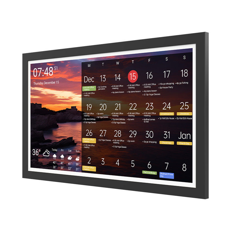 32'' OEM Tablet 4GB RAM WiFi 6 Ultra-narrow Frame RK3588S2 Octa Core Timing Tablet For Smart Home Digital Calendar