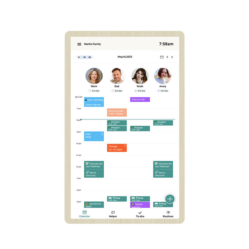 Smart Digital Family Wall Calendar Online Monthly Planner Electronic Calendar For Fridge