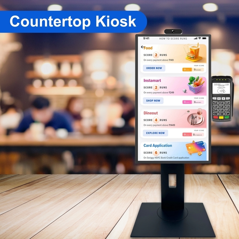 2025 New 21 24 32 Inch Wall Mount/Bracket Android Tablet Digital Signage and Displays Cash Register Pos Laptops Sales Kiosks