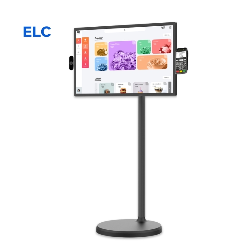 OEM/ODM Customize RK3588S2/RK3588 Android  13 24 Inch Floor Standing Digital Signage Screens Kitchen Display System Restaurant
