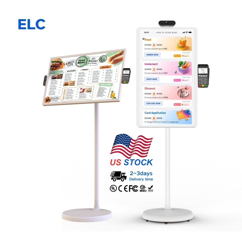 24 32 Inch 8+128gb Android 13 1920*1080 24 Inch Digital Signage Display Kitchen Display Screen Kitchen Display System