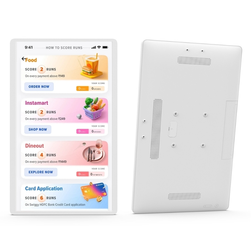 Kitchen Display Screen Kds System  NFC Pos System Kitchen Order Display Monitor Android  13 ELed Menu Management Display Screen KDS