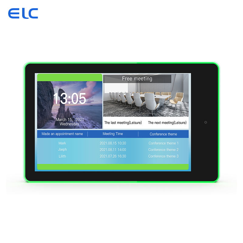 10.1 Inch Android Meeting Room Tablet with POE and LED Light Bar
