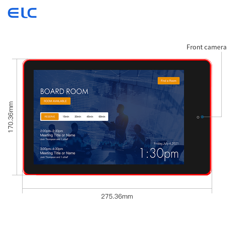 10.1 Inch Android Meeting Room Tablet with POE and LED Light Bar