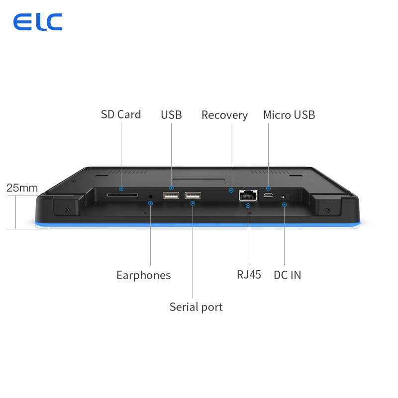 10.1 Inch Android Meeting Room Tablet with POE and LED Light Bar