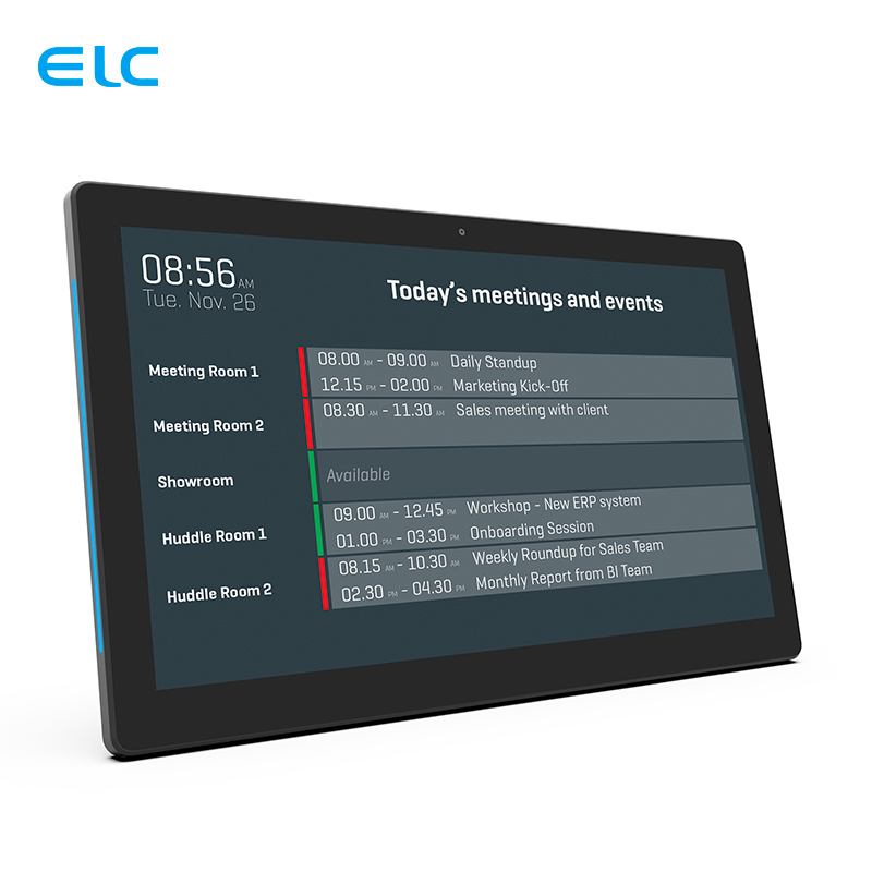 13.3 Inch Android Meeting Room Tablet with POE and LED Light Bar