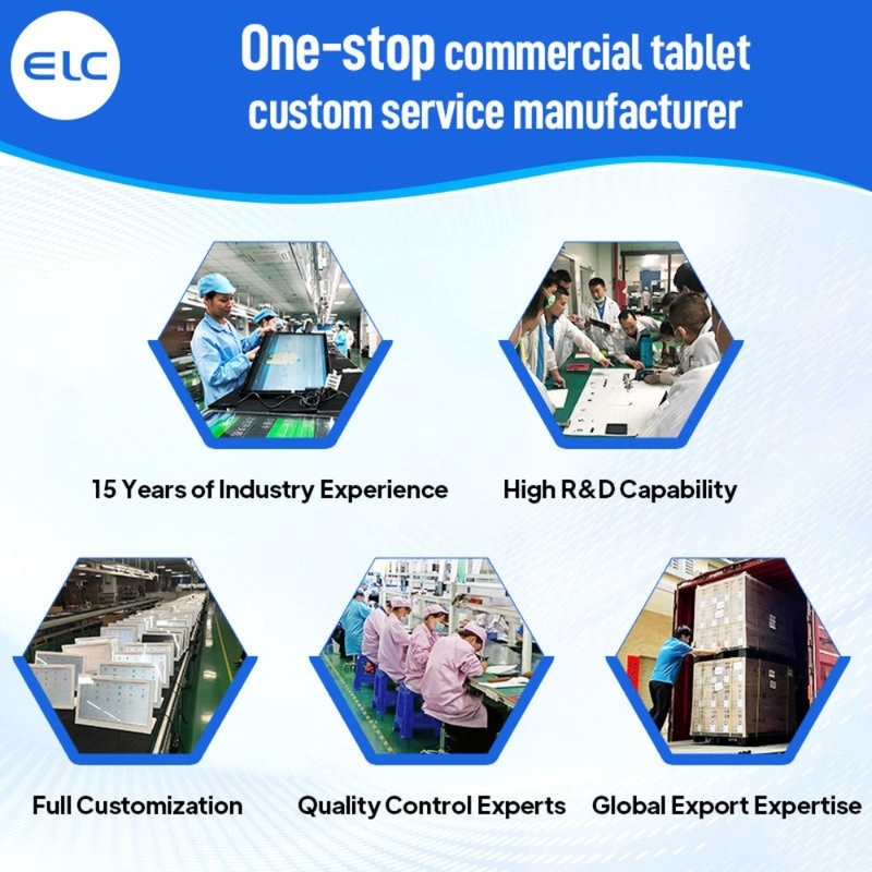 10 Inch Wall Mount Android Meeting Tablet with LED Light Bar