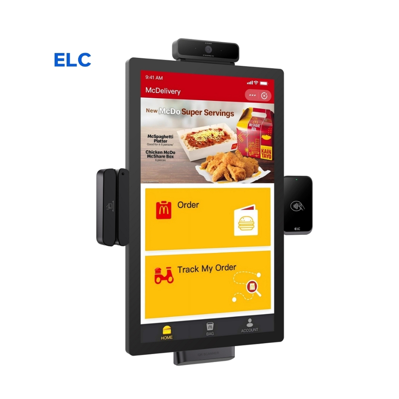 21.5" Touch Screen Android Tablet RK3576 for Restaurant Point of Sale Back Order Kiosk Self-service ordering machine
