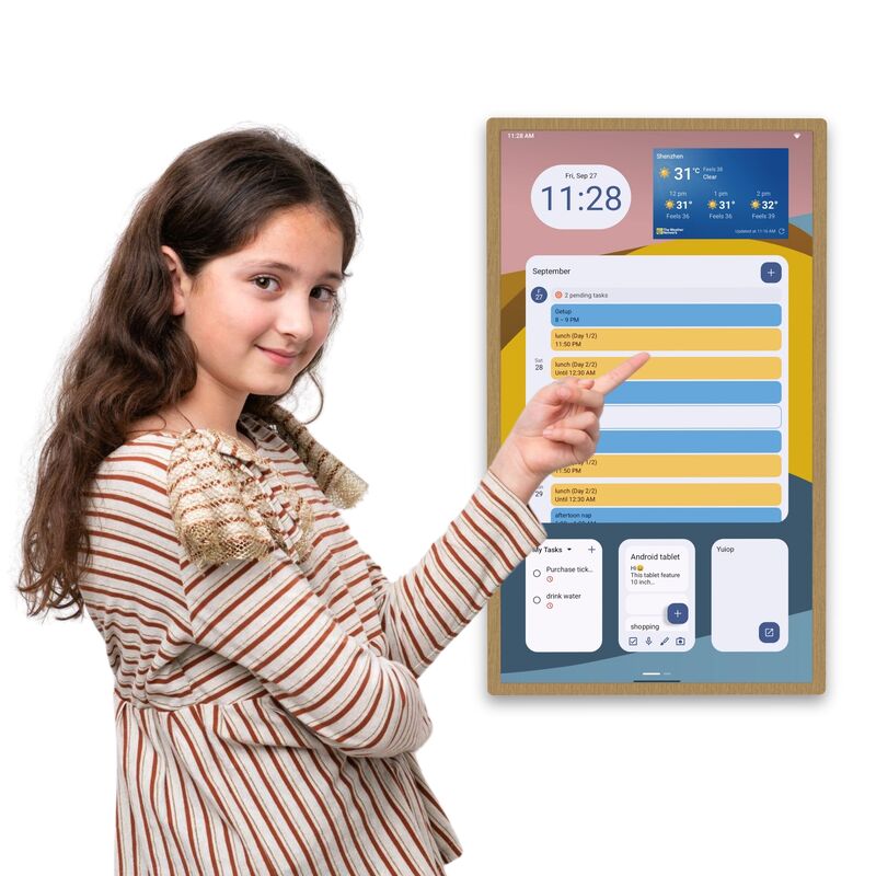 NW2499T RK3576 digital wall calendar smart touch screen calender electronic calendar smart calendar family