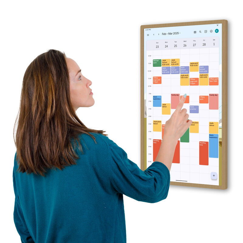 RK3576 4GB 32GB Digital Calendar Android 14 Free Software for Family Free Online Planner and Weekly Organizer