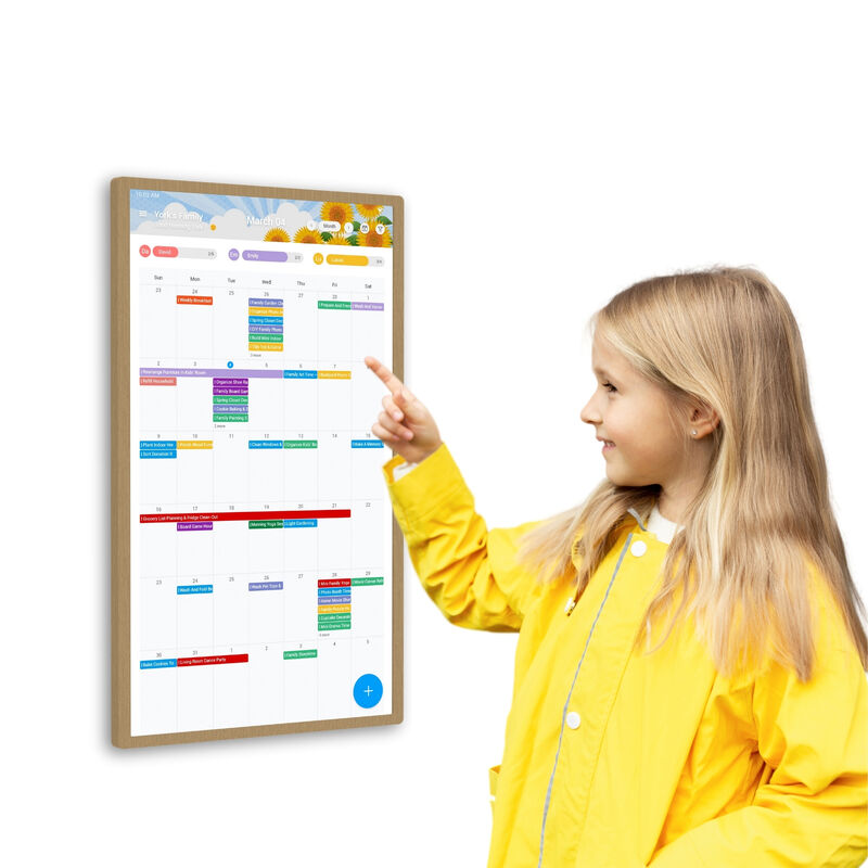 Smart Digital Family Wall Calendar Online Monthly Planner Electronic Calendar For Fridge