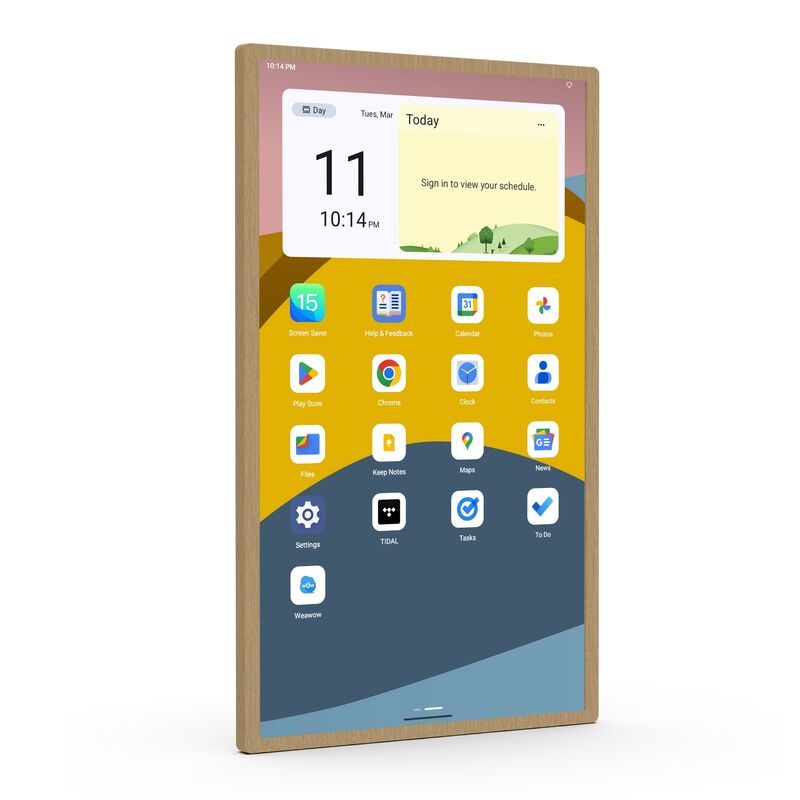 New design RK3576 android 13 smart calendar family digital wall calendar calendar checklist display
