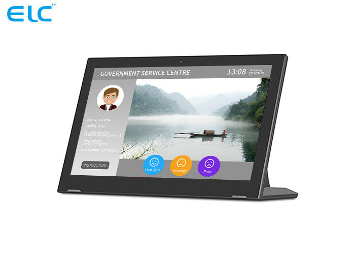 15.6'' L Shape Desktop Interactive Digital Signage for Reception or conference control