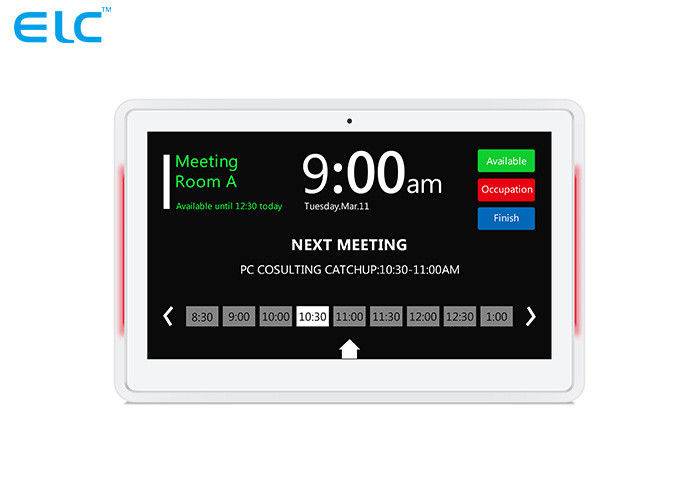 Multi Touch Meeting Room Digital Signage RK3399 CPU With Muilt Color LED Light Bars