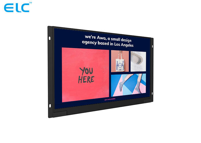 HDMI Output Open Frame LCD Display  Ultra Light For Indoor Advertisement
