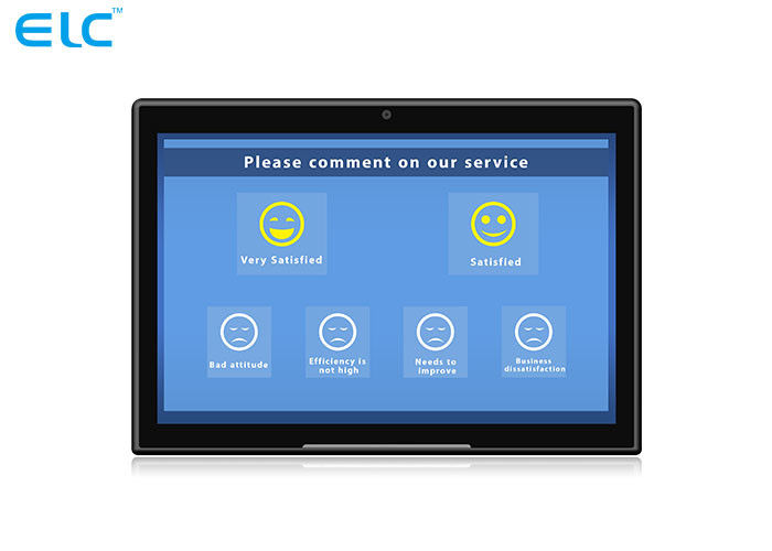 L Shape Android Tablet Digital Signage  For Reception Desk In Hotals Banks