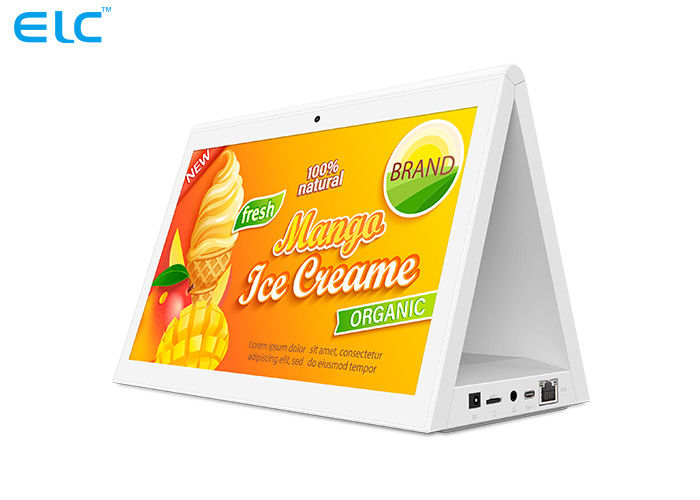 10.1 Inch Android 8.1 Double Sided Digital Signage 10 Points Capacitive Touch