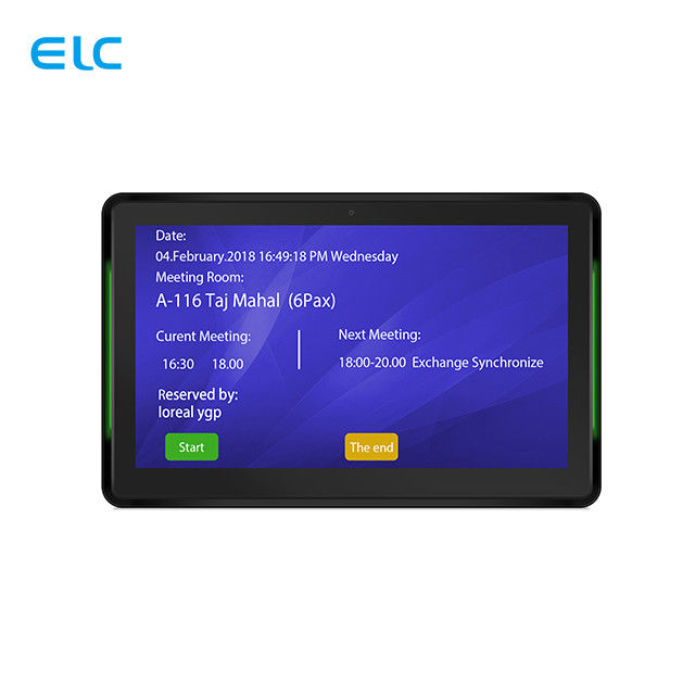 15.6 Inch Touch Screen POE LCD Display With Colorful LED Light Bar