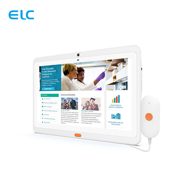 Wall Mount Hospital Medical Android Tablet With Patient Call Handle Service