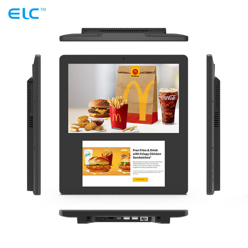 Android 11 Capacitive Touch WiFi Dual Screen Advertising Digital Signage For Elevator