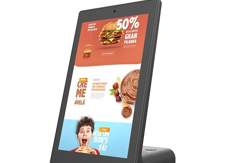 8 Inch Touch Screen Android 8.1 All In One Tablet PC For Restaurant
