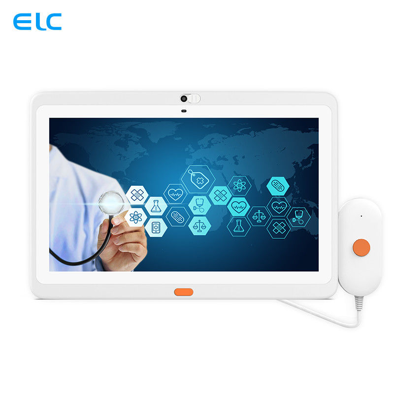 Vesa mount hospital tablet white color Digital Signage 250cdm2 RK3288 Chipset hospitality tablet