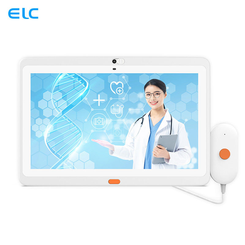 White color Android 11 Digital Signage For Doctors Offices 250cdm2 RK3288 Chipset RK3568