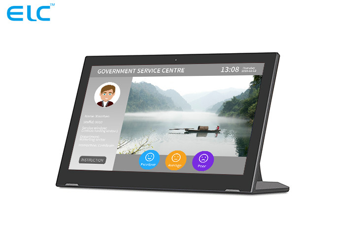 15.6'' L Shape Desktop Interactive Digital Signage for Reception or ...