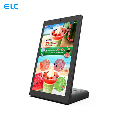 L Shape Capacitive 10 Inch Android Tablet Touch Screen Menu Display POE RJ45 NFC Camera